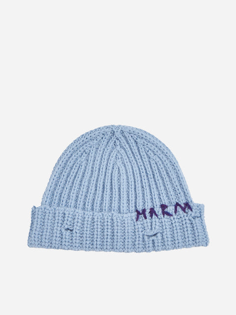 Logo wool beanie