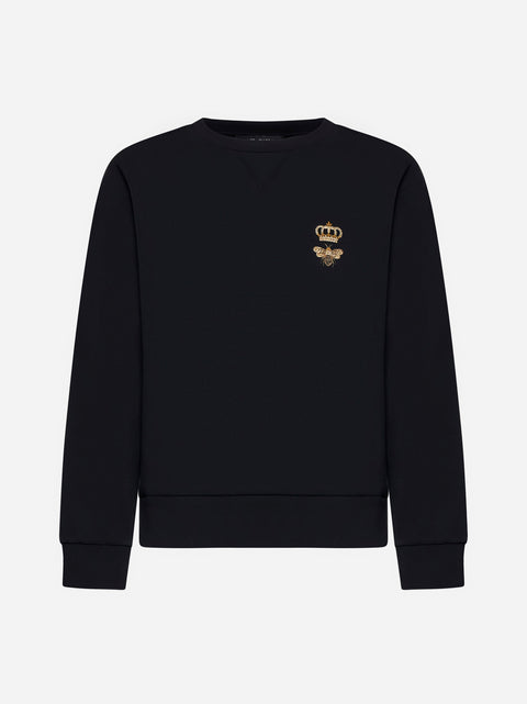 Crown and Bee cotton-blend sweatshirt