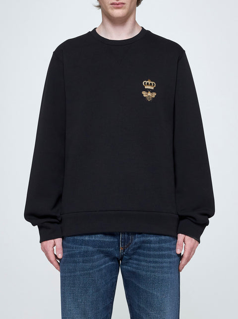 Crown and Bee cotton-blend sweatshirt