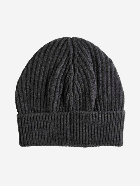 Logo-plaque wool and cashmere beanie