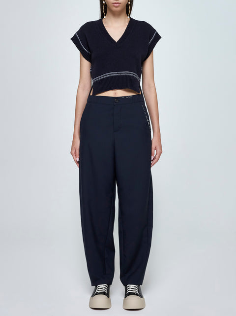 Virgin wool trousers