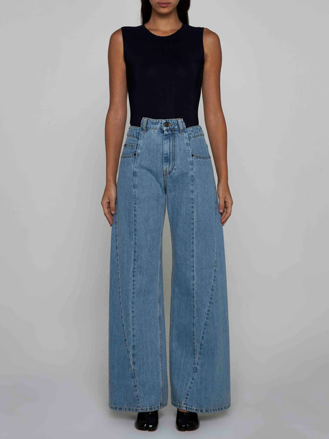 Wide-leg jeans