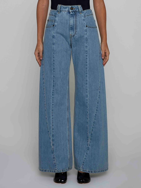 Wide-leg jeans