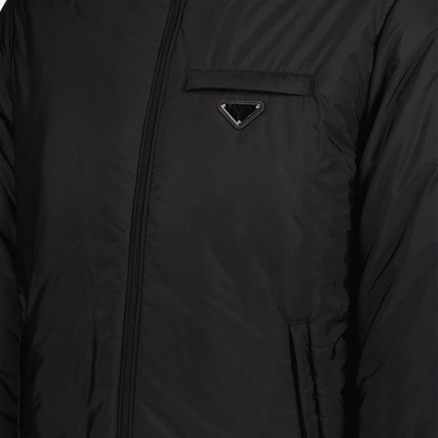 Zipped Hooded Padded Jacket