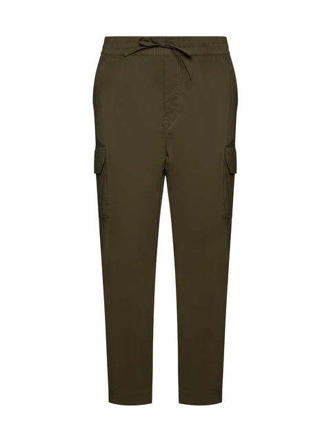 Tapered-Leg Drawstring Trousers