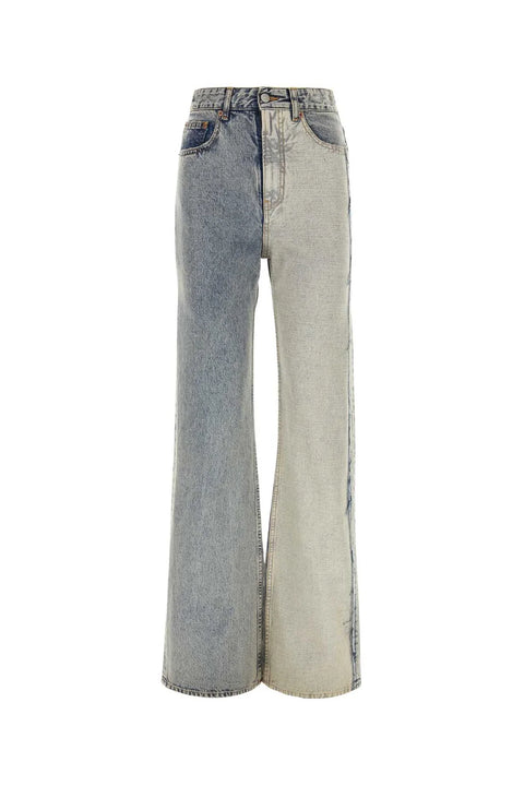 Wide-Leg Floor Length Jeans