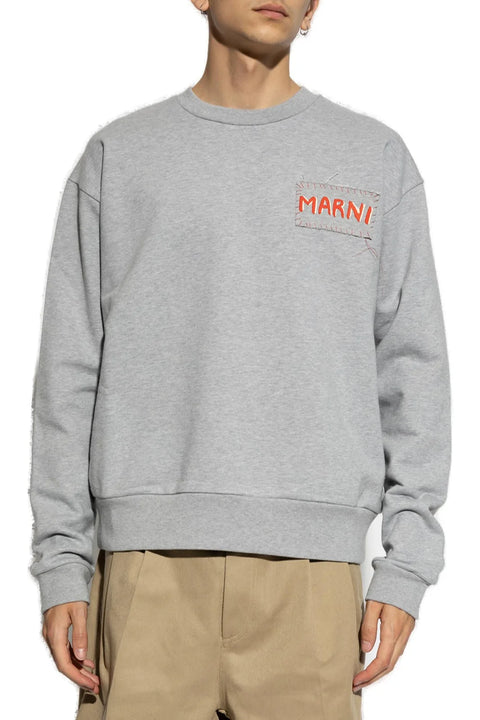 Logo Printed Crewneck Sweatshirt