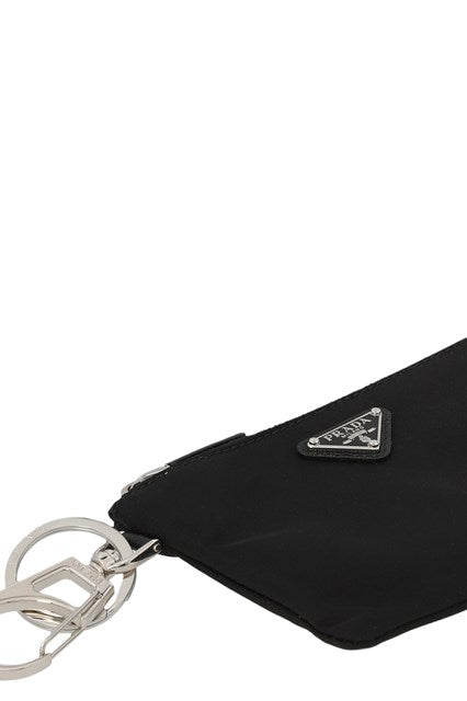 Black Nylon Key Ring