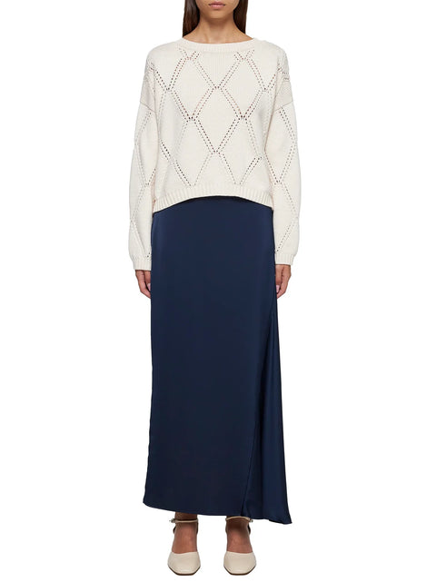 Cerwneck Asymmetric Oversized Jumper