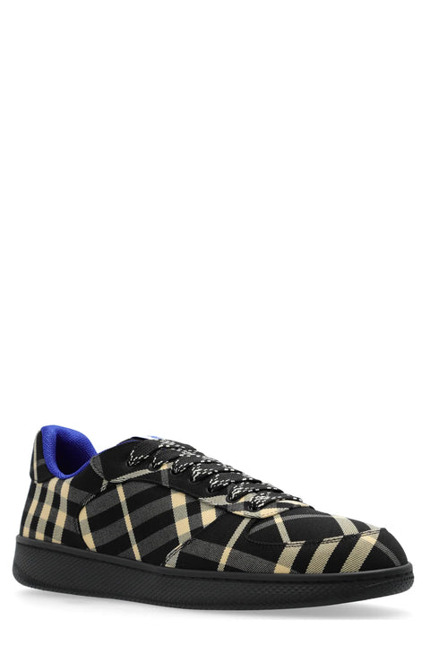 Terrace Checked Lace-Up Sneakers